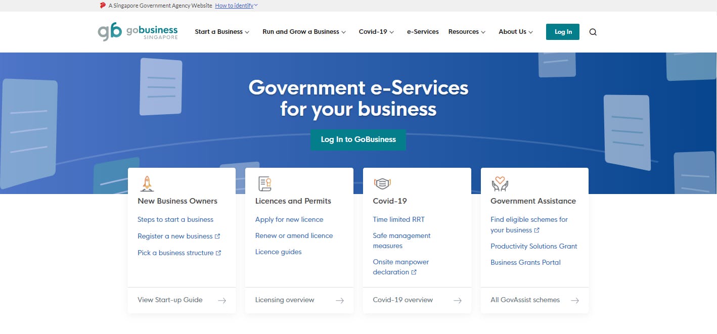 GoBusiness Homepage